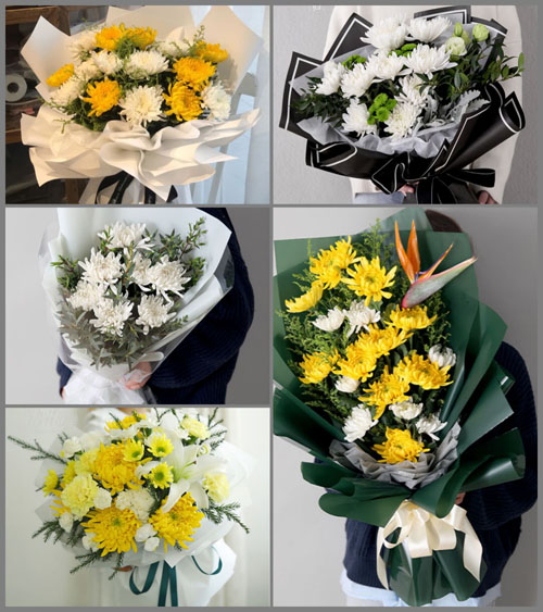 江西上饶鄱阳县游城乡白事花束代送